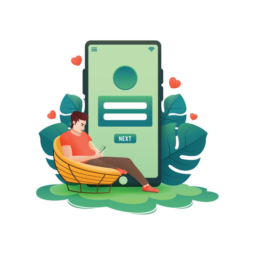 Login Illustration
